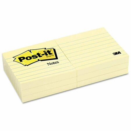 POST-IT Sticky note Notes  Original Notes- 3 x 3- Canary Yellow- 100-Sheet Pads, 6PK PO31923